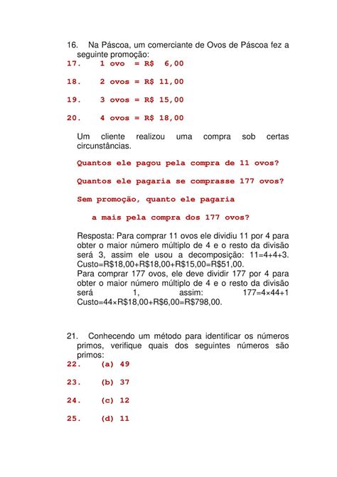 Exercícios sobre Cálculo do MMC e do MDC .